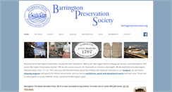 Desktop Screenshot of barringtonpreservation.org