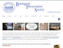 Tablet Screenshot of barringtonpreservation.org